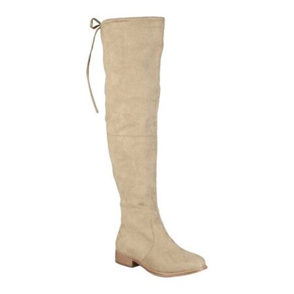 Journee Women's Wide Calf Mount Boot Size 7.5 Taupe NWT - Picture 1 of 7